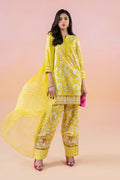 3PC Unstitched Digital printed Lawn-303