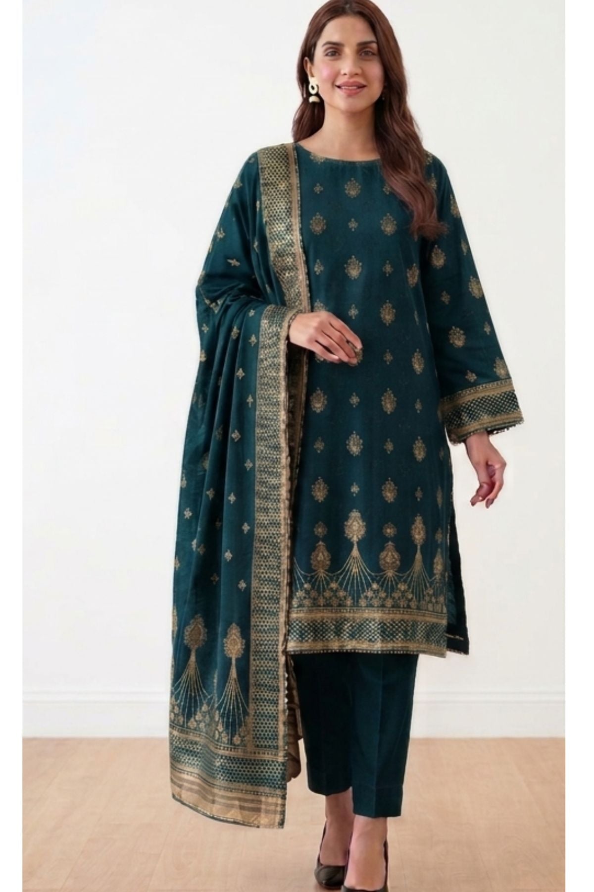 Zink-Jacquard-3 Piece