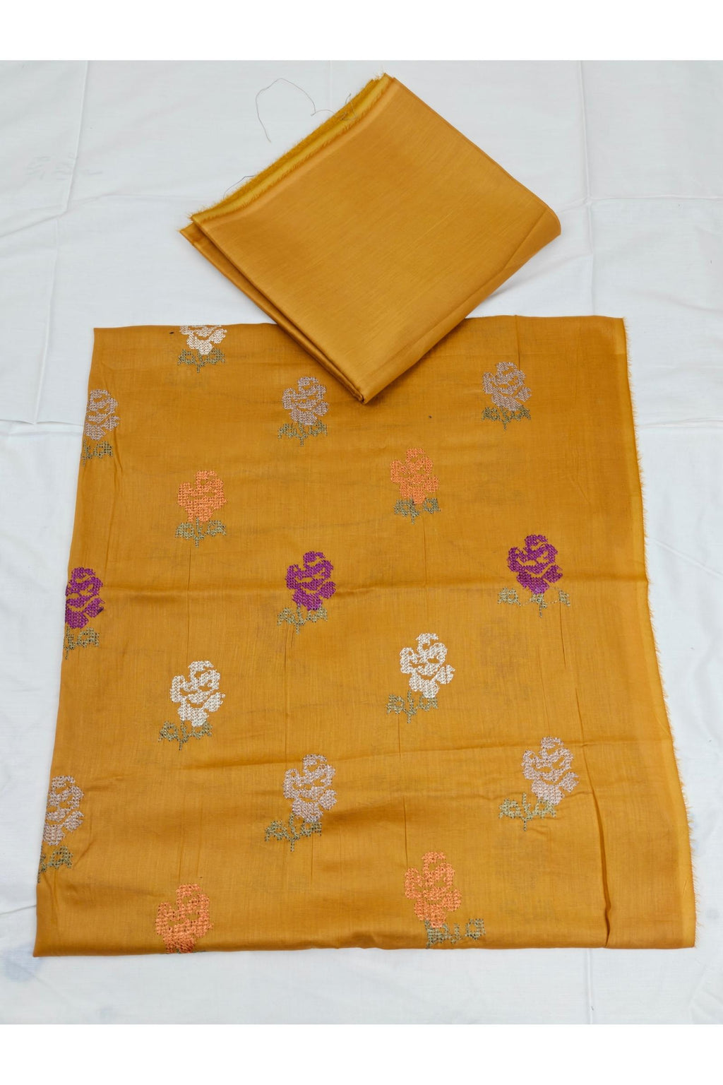2PC Unstitched Embroidered Lawn - 433