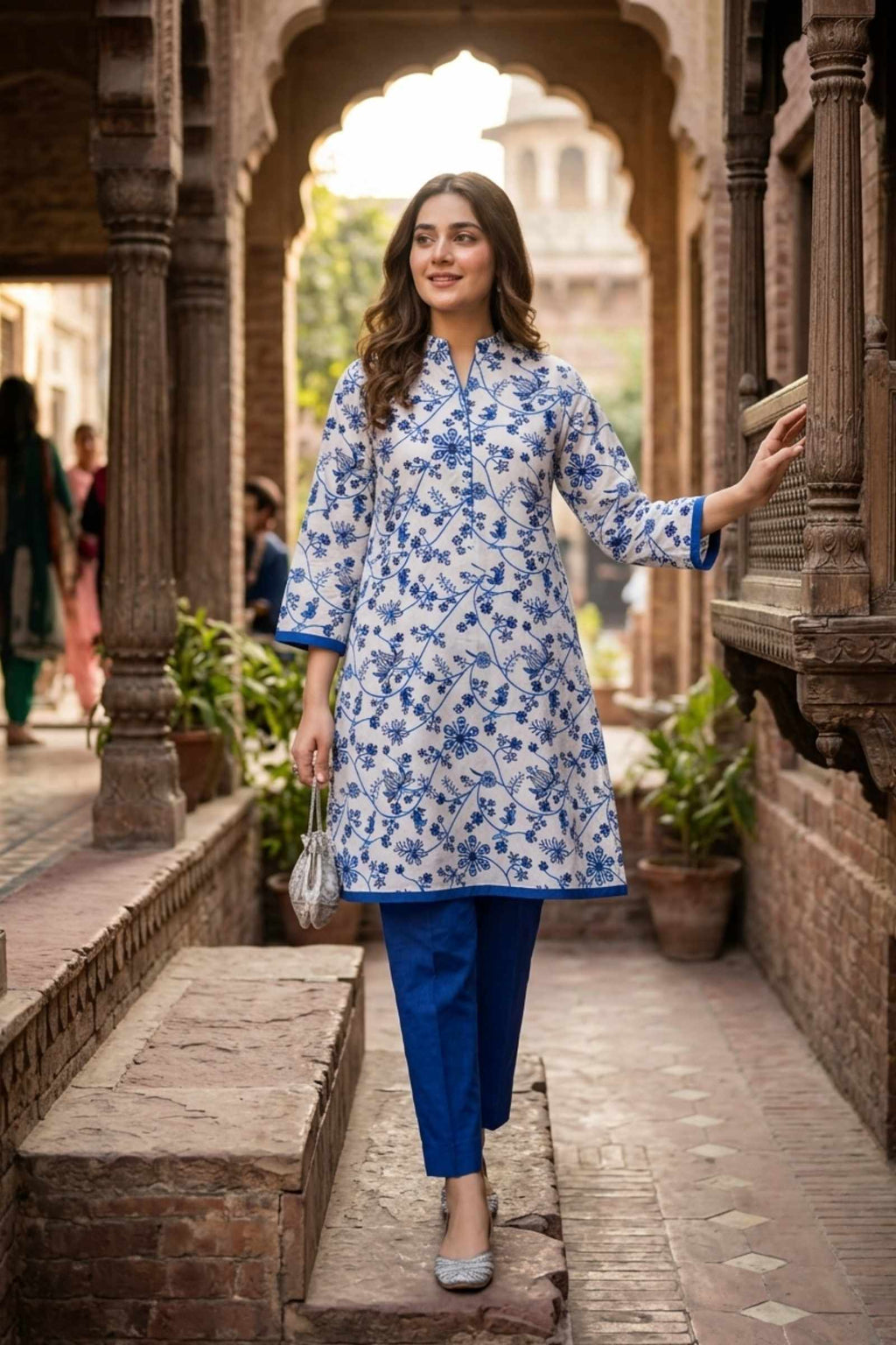 2PC pure lawn digital print - 227