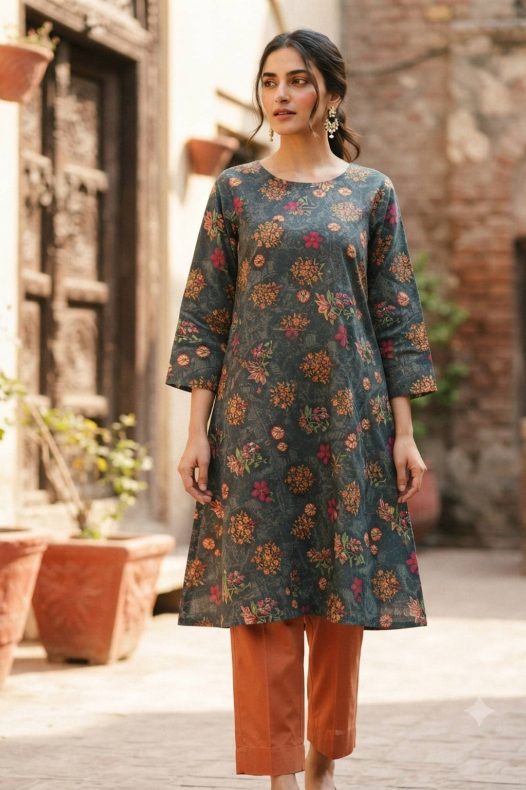 2PC pure lawn digital print - 220
