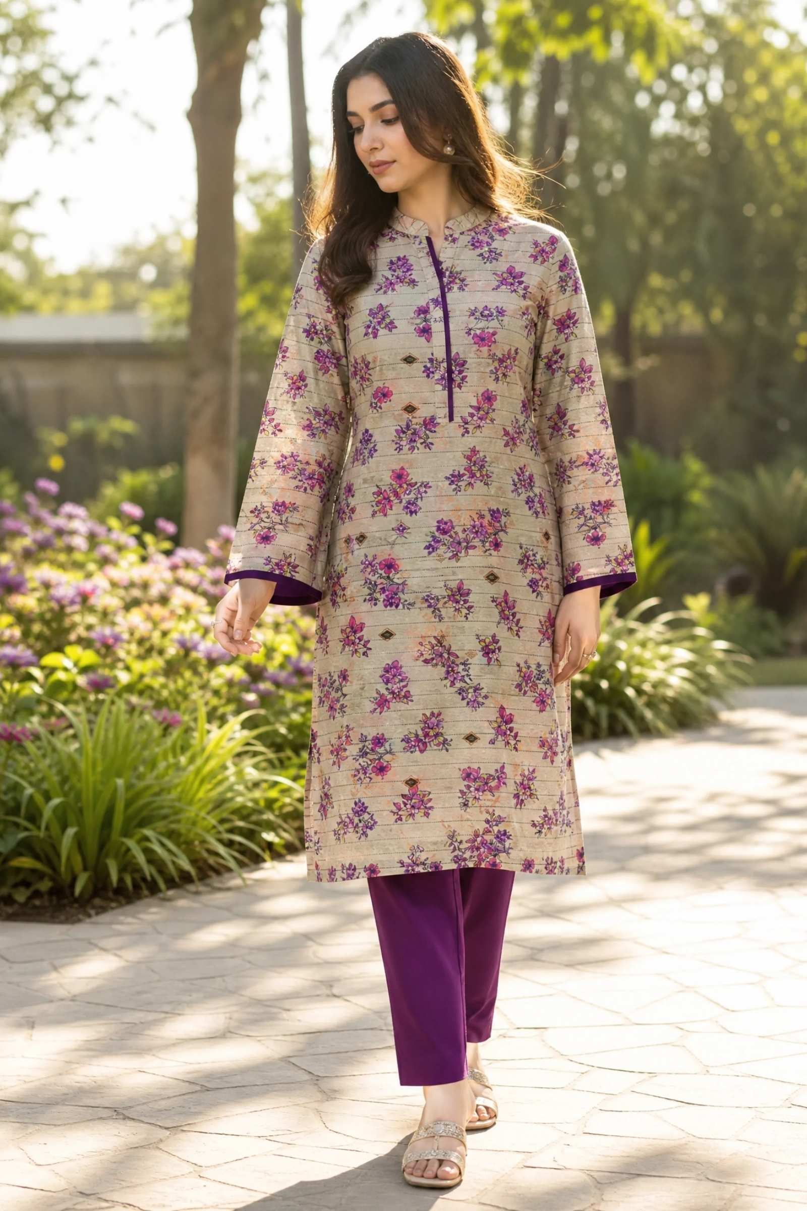 2PC pure lawn digital print - 218