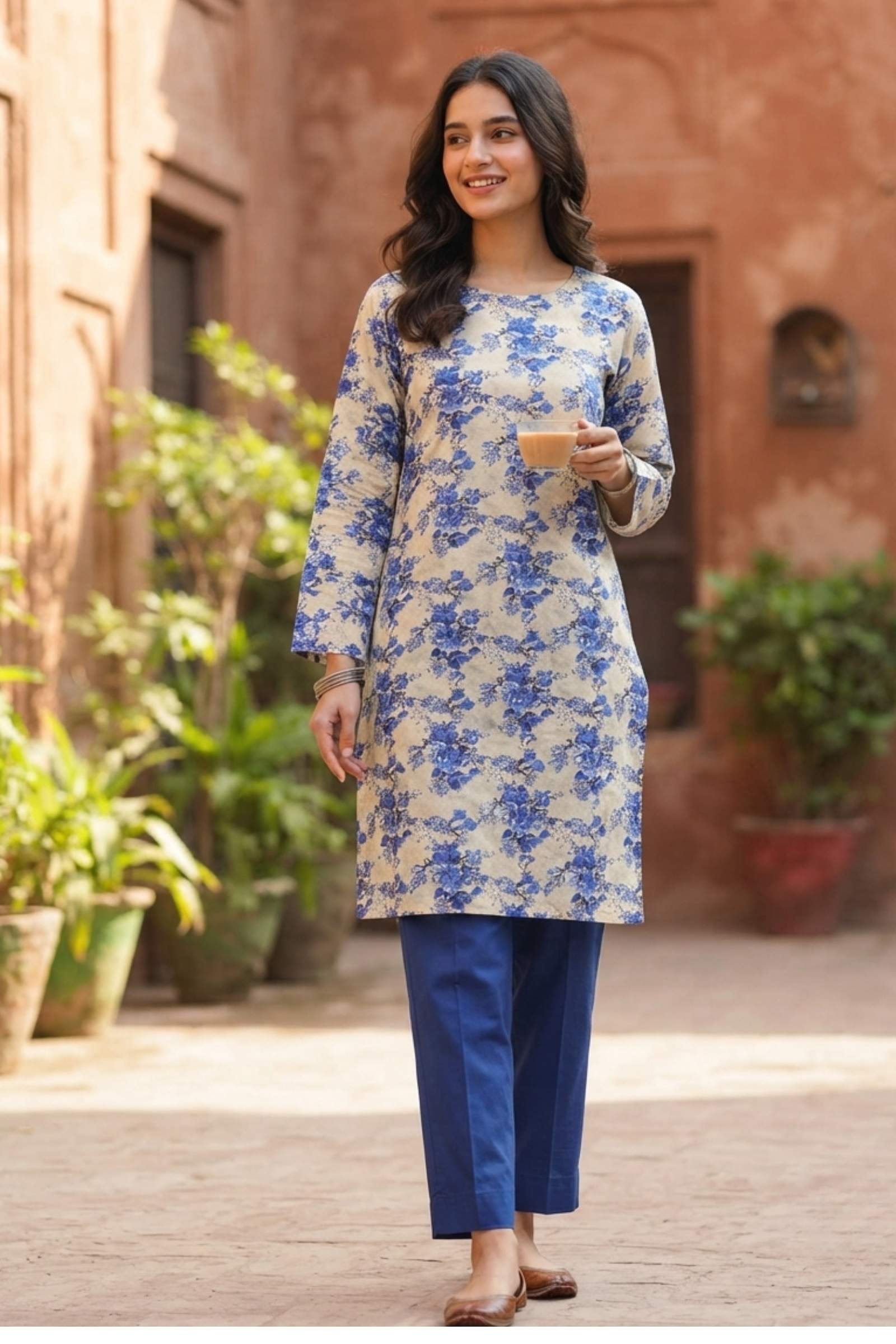 2PC pure lawn digital print - 215