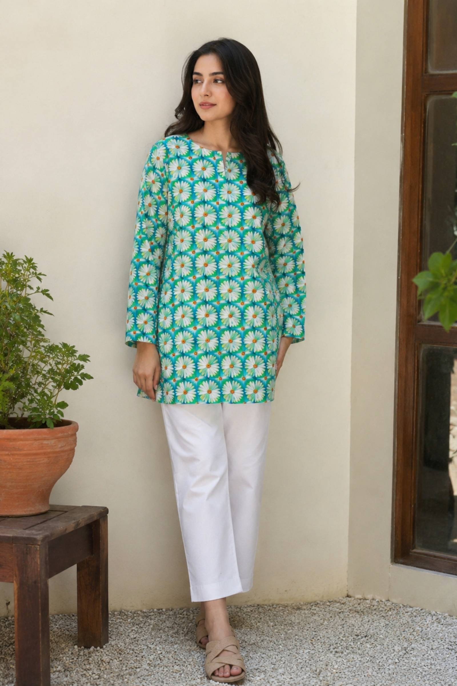 2PC pure lawn digital print - 207