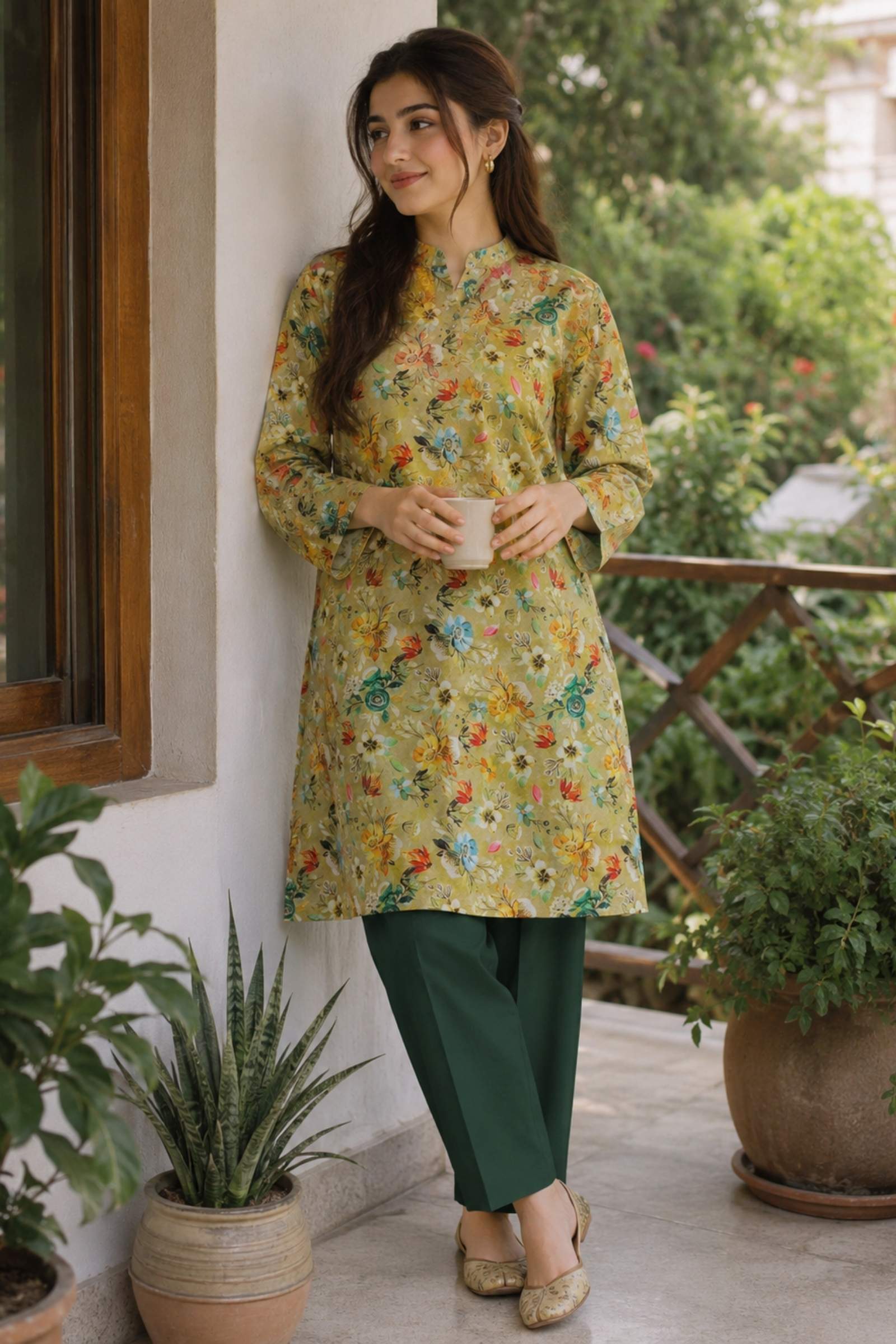 2PC pure lawn digital print - 202