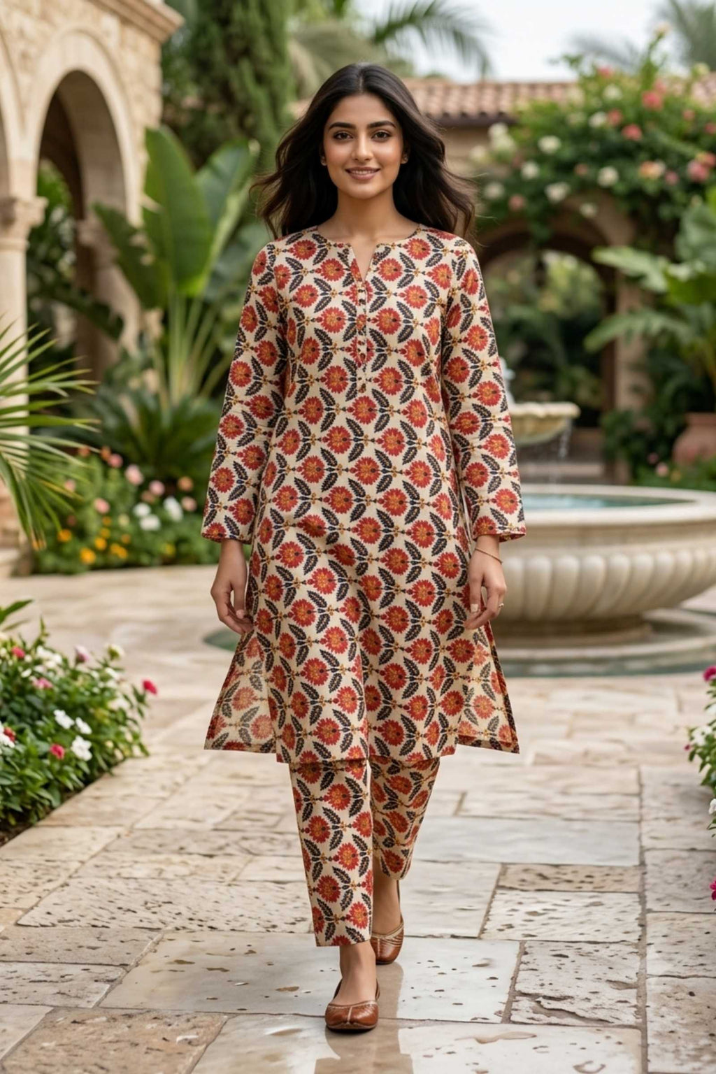 2PC Pure Digital print Lawn - 116