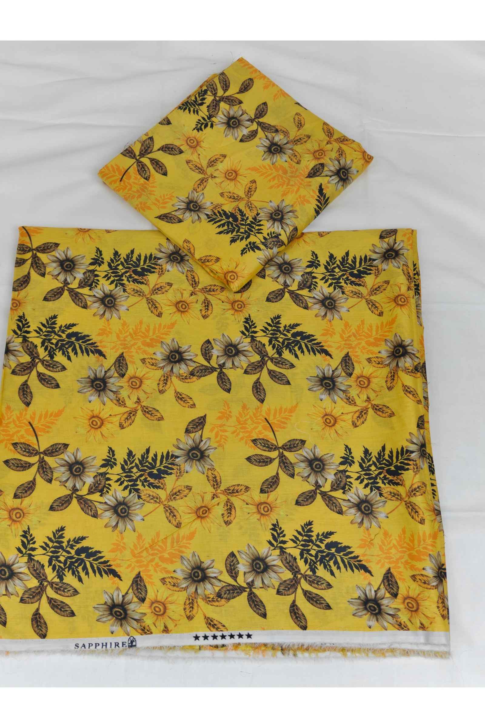 2PC Pure Digital print Lawn - 107