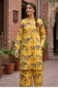 2PC Pure Digital print Lawn - 107
