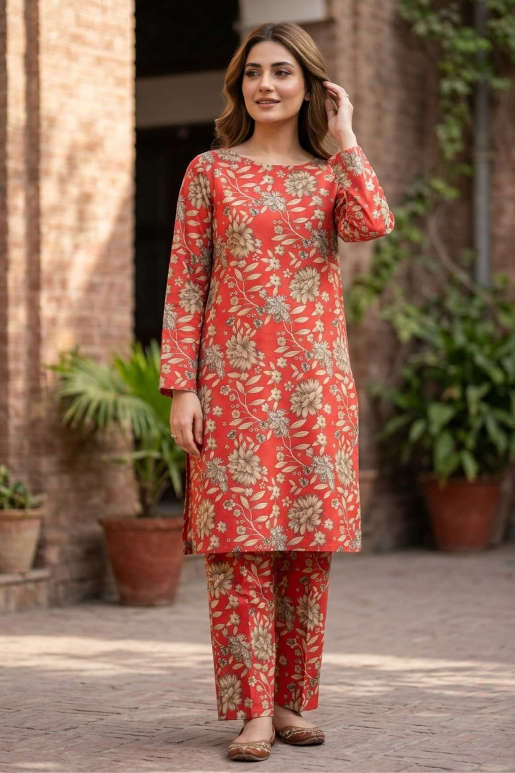 2PC Pure Digital print Lawn - 106