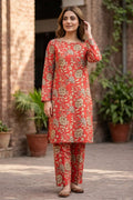 2PC Pure Digital print Lawn - 106