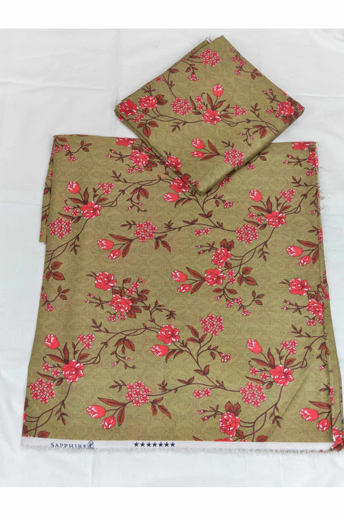2PC Pure Digital print Lawn - 105