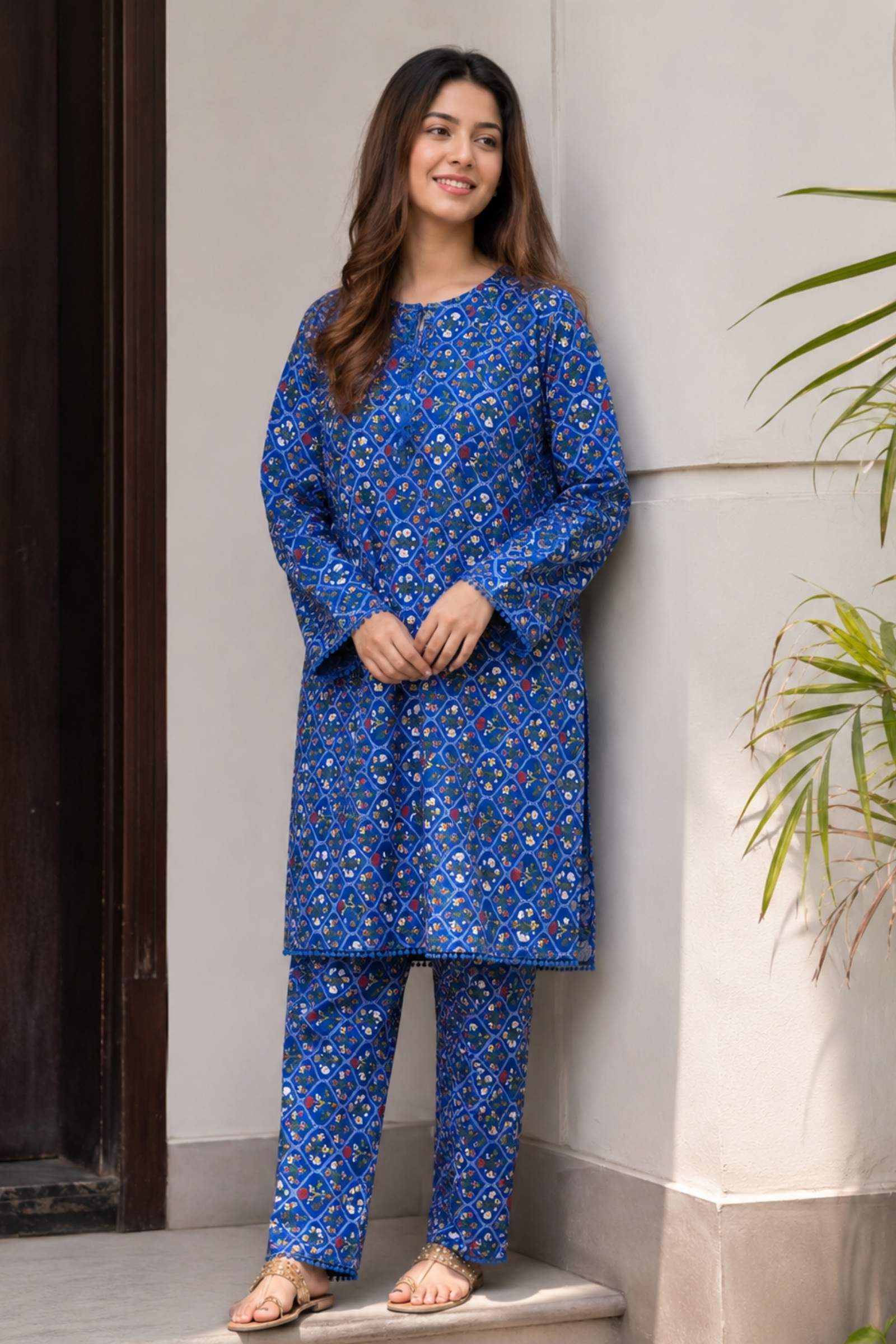 2PC Pure Digital print Lawn - 126
