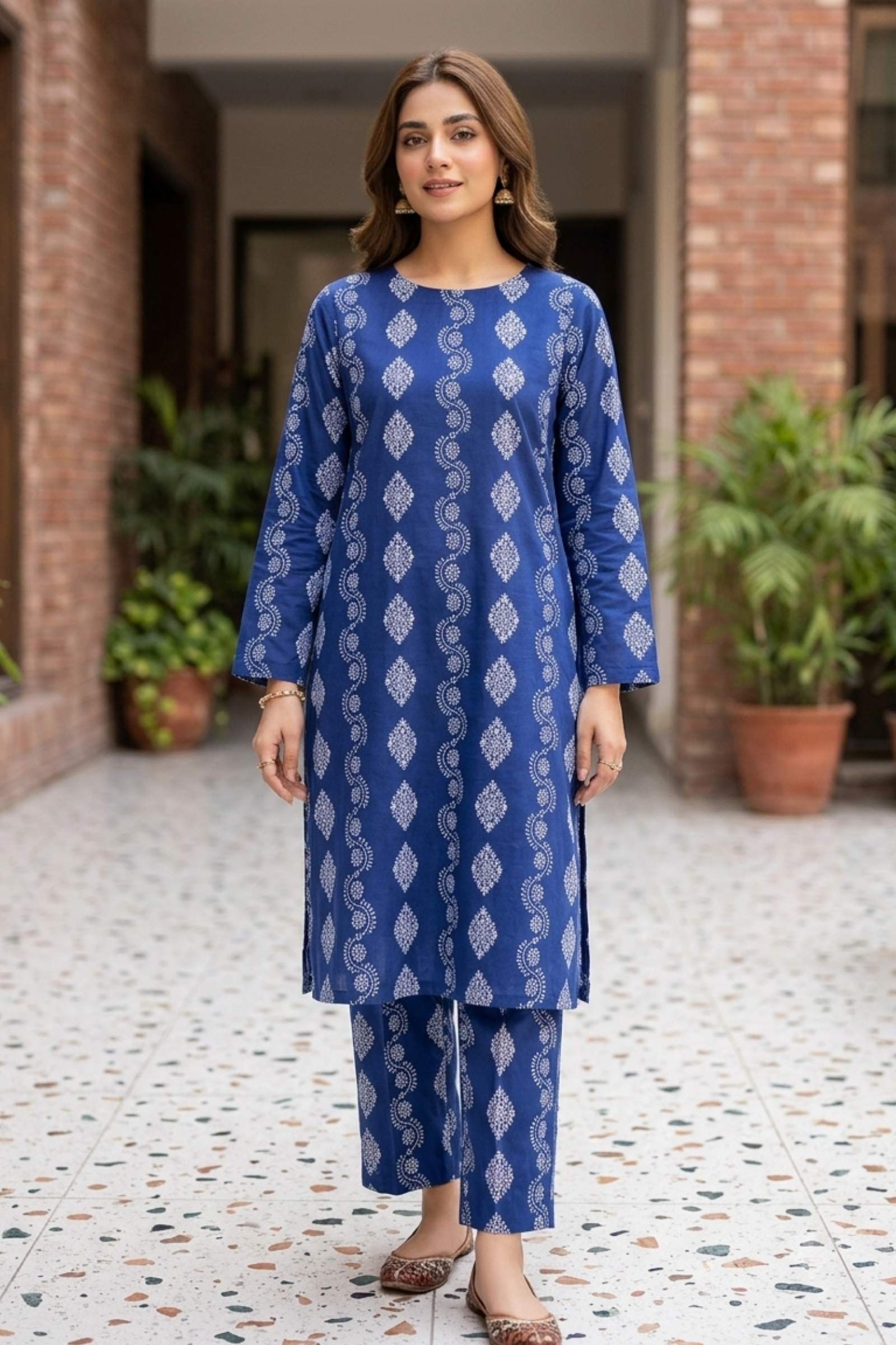 2PC Pure Digital print Lawn - 124