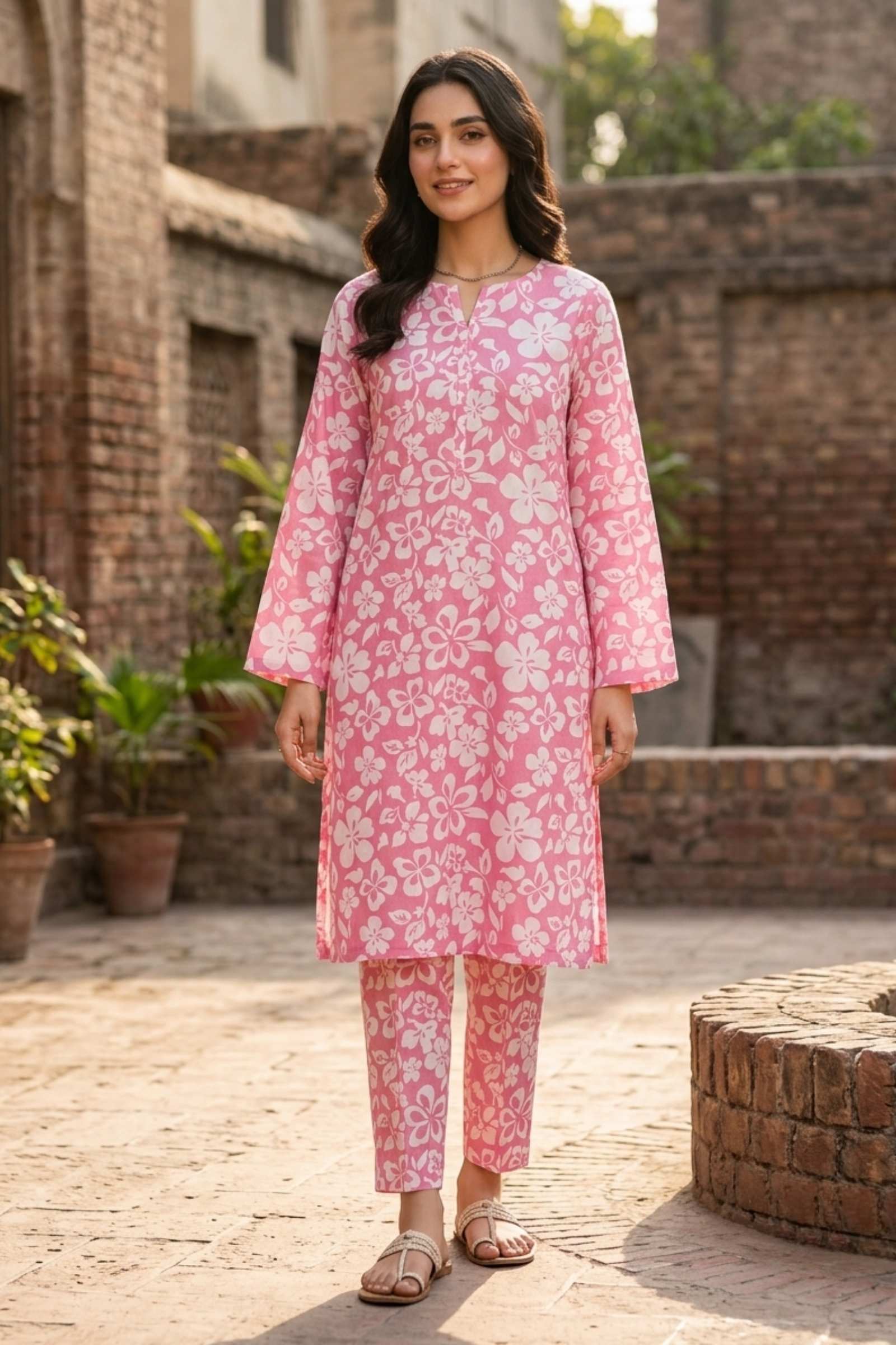 2PC Pure Digital print Lawn - 117
