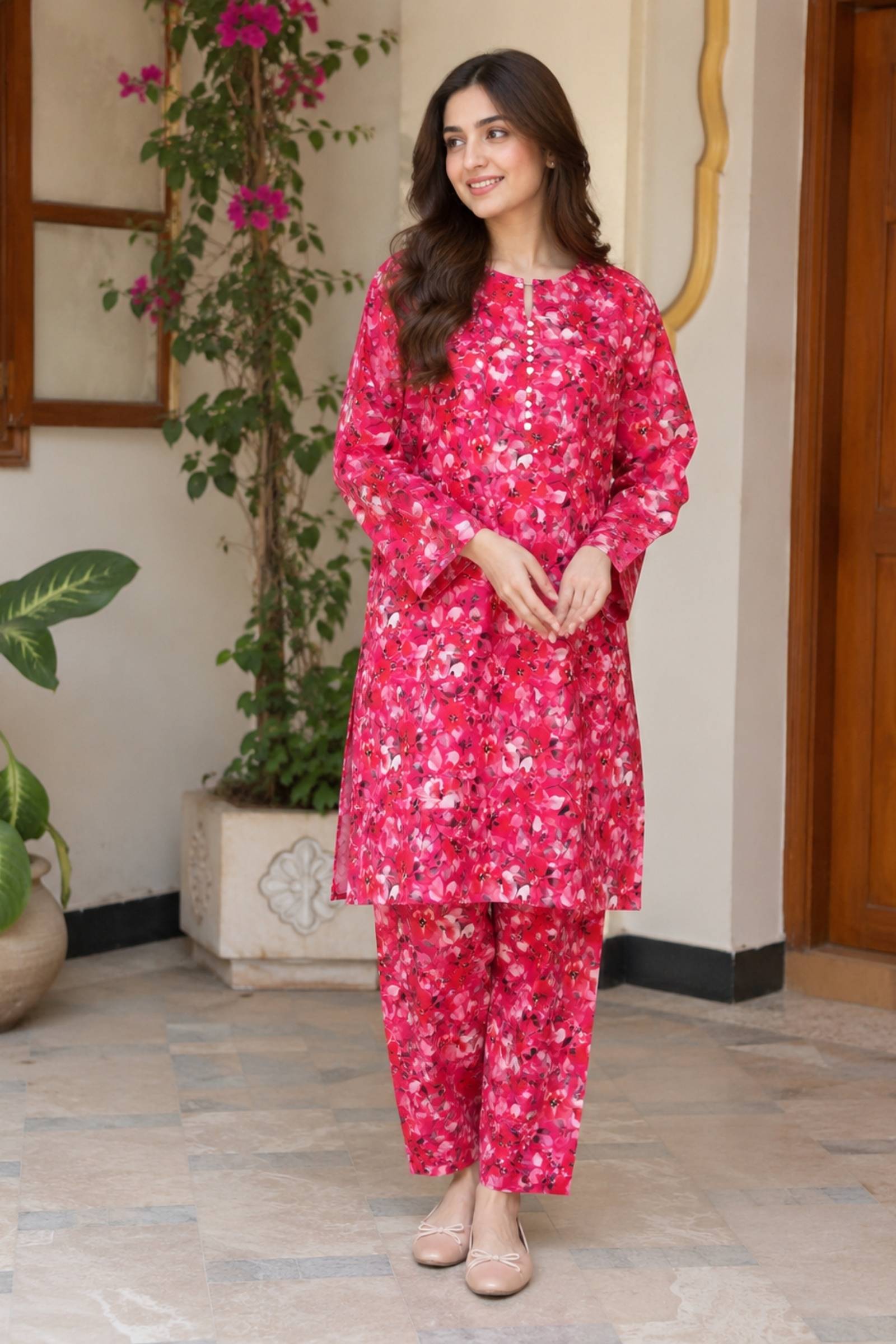 2PC Pure Digital print Lawn - 139