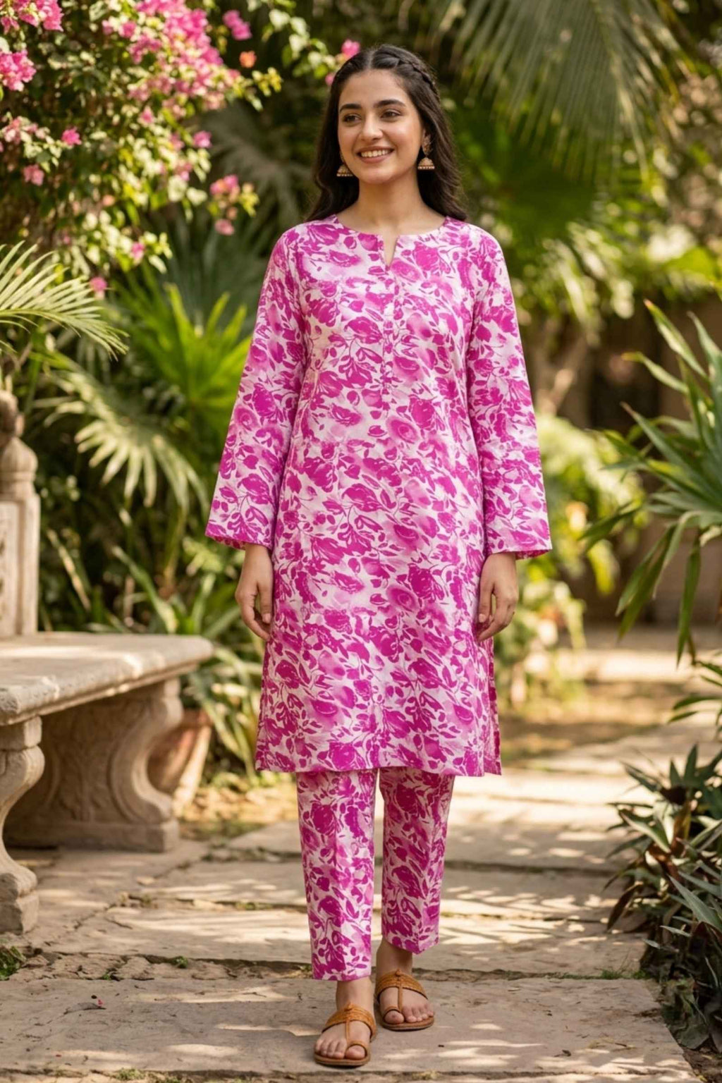 2PC Pure Digital print Lawn - 132