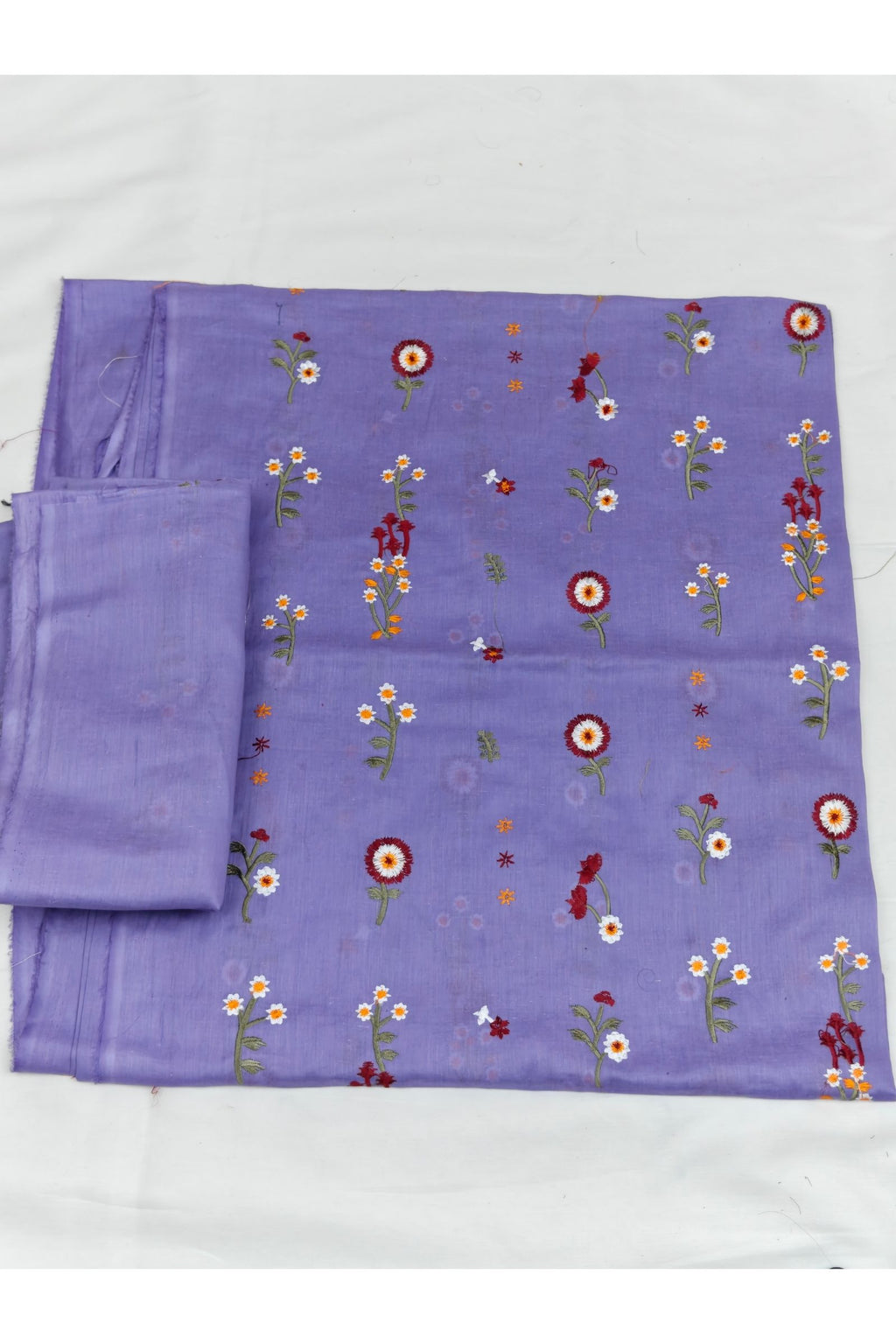 2PC Unstitched Embroidered Lawn - 401