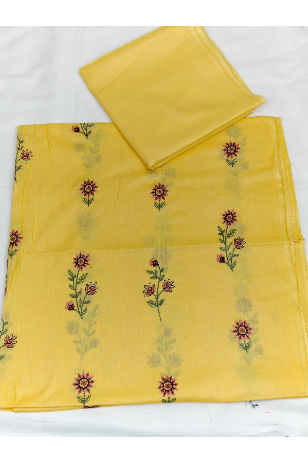 2PC Unstitched Embroidered Lawn - 415
