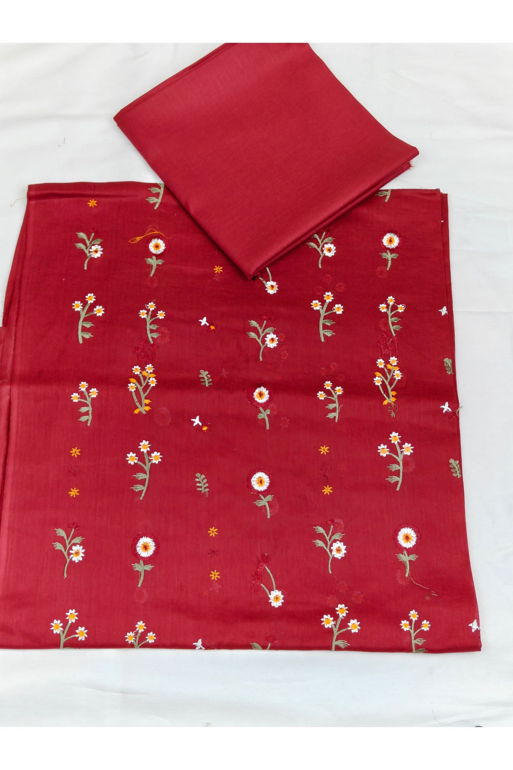 2PC Unstitched Embroidered Lawn - 409