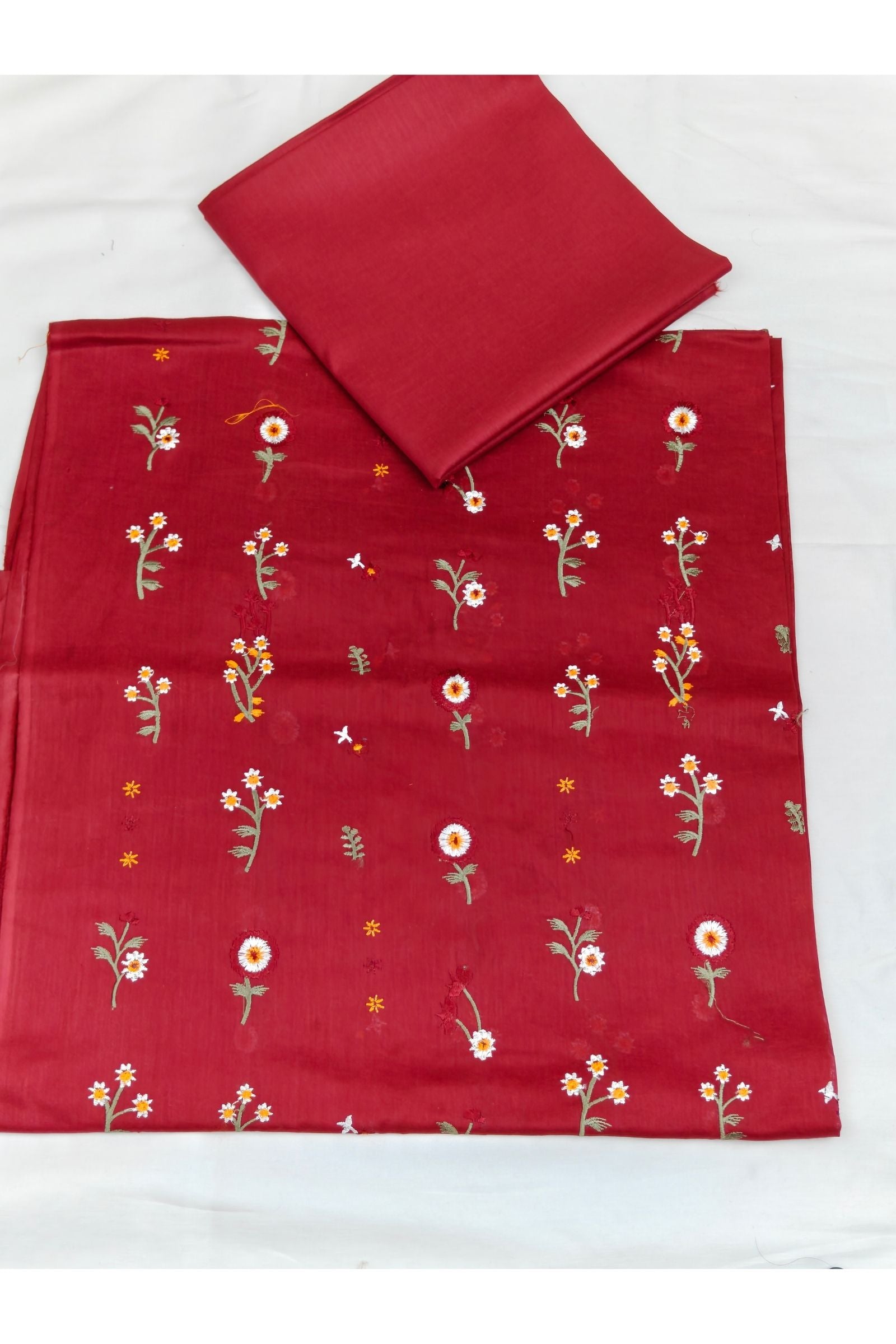 2PC Unstitched Embroidered Lawn - 409