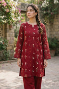 2PC Unstitched Embroidered Lawn - 409