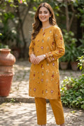 2PC Unstitched Embroidered Lawn - 408