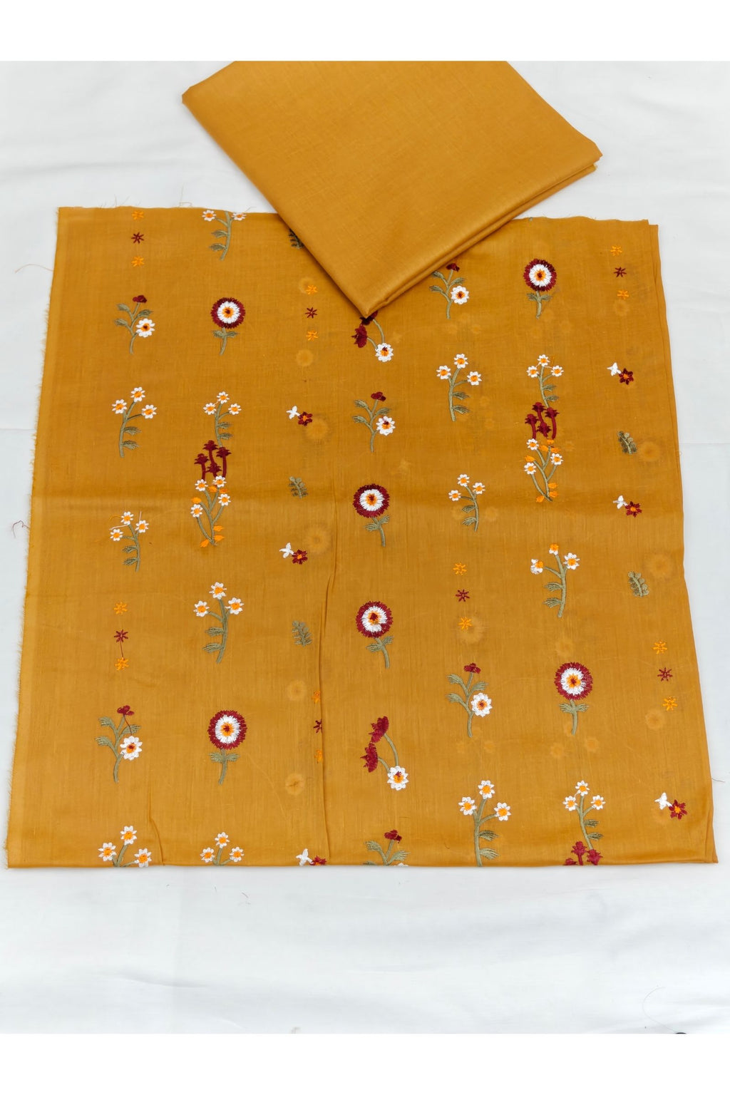 2PC Unstitched Embroidered Lawn - 408