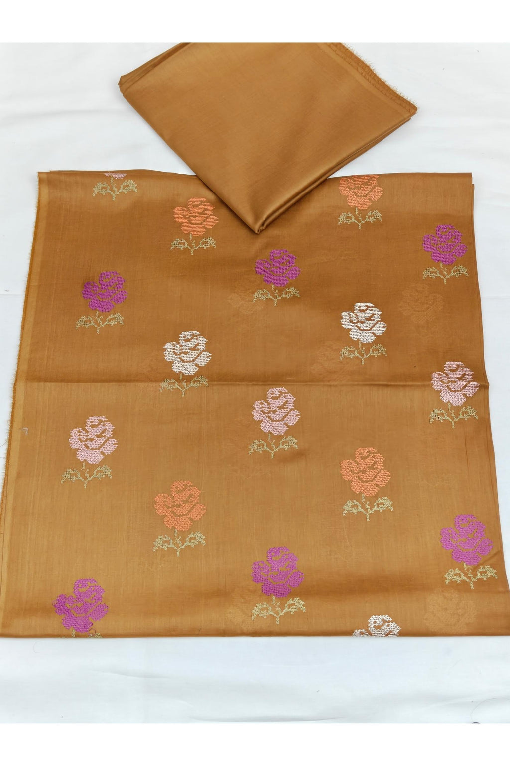 2PC Unstitched Embroidered Lawn - 406