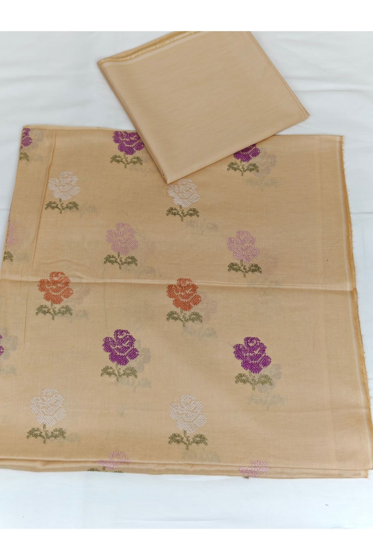 2PC Unstitched Embroidered Lawn - 403