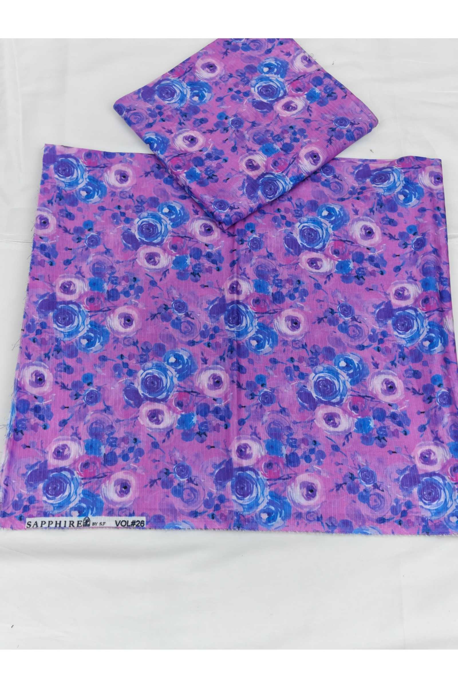 2PC Pure Digital print Lawn - 156