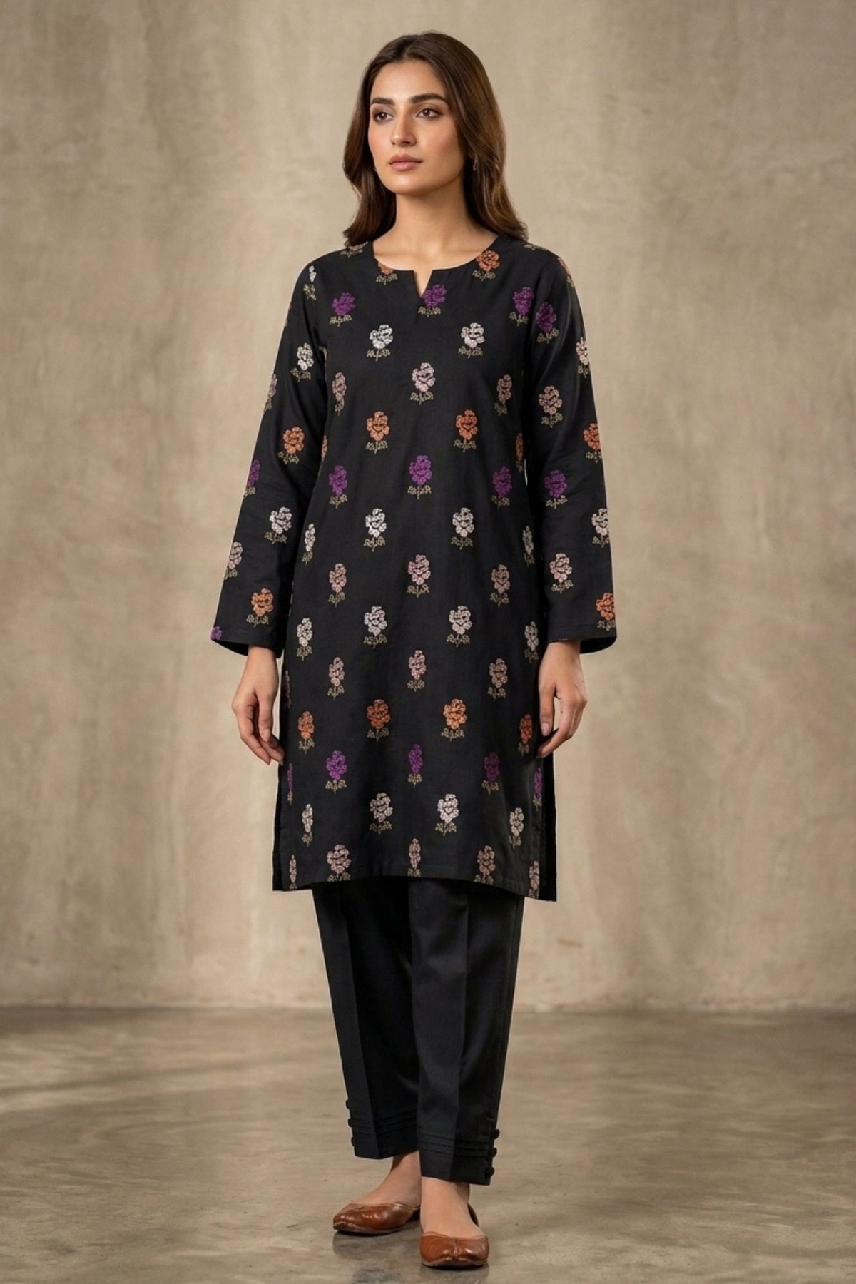 2PC Unstitched Embroidered Lawn - 426