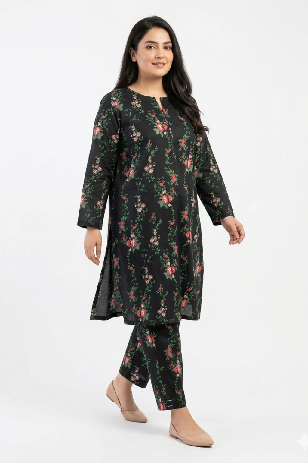 2PC Pure Digital print Lawn - 153