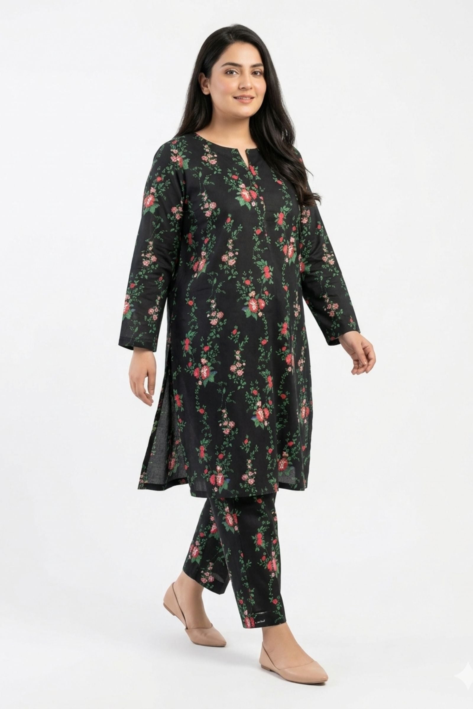 2PC Pure Digital print Lawn - 153